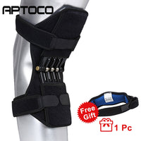 Spring Knee Pad Breathable Brace Rebound Booster Compression Sleeves Knee Protection Powerful Support Silicon Padded Bracket Patella Stabilizer Protector Joint Pain Relief